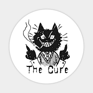 cure bad cat Magnet